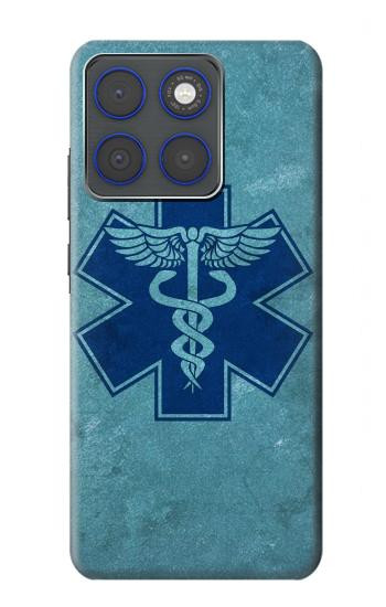 S3824 Symbole Médical Caducée Etui Coque Housse pour Motorola Edge 70