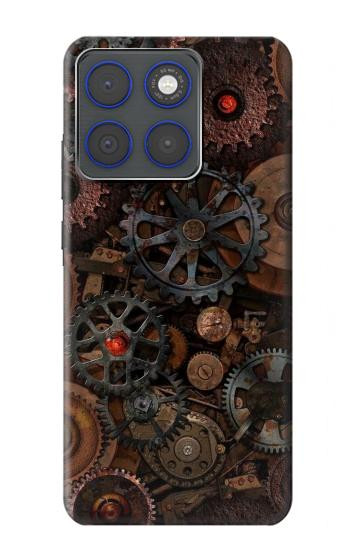 S3884 Engrenages Mécaniques Steampunk Etui Coque Housse pour Motorola Edge 70