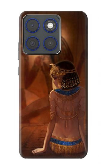 S3919 La reine égyptienne Cléopâtre Anubis Etui Coque Housse pour Motorola Edge 70