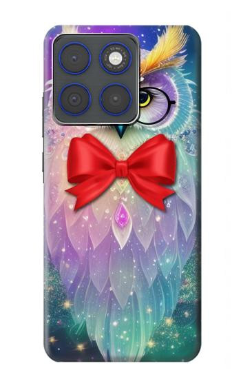 S3934 Hibou nerd fantastique Etui Coque Housse pour Motorola Edge 70