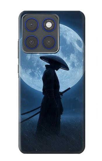 S4034 Nuit de lune de samouraï Etui Coque Housse pour Motorola Edge 70