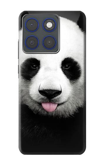 S4049 Panda mignon tirant la langue Etui Coque Housse pour Motorola Edge 70