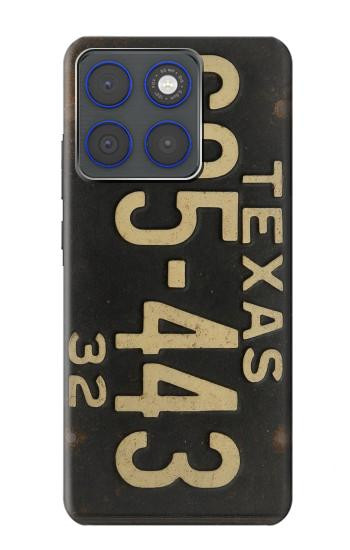 S4061 Plaque d'immatriculation vintage du Texas Etui Coque Housse pour Motorola Edge 70