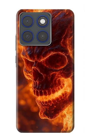 S4062 Crâne de feu Etui Coque Housse pour Motorola Edge 70