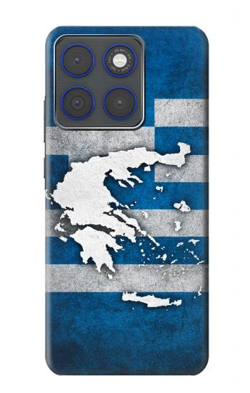 S4074 Le drapeau de la Grèce Etui Coque Housse pour Motorola Edge 70