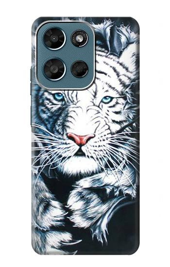 S0265 Tigre blanc Etui Coque Housse pour Motorola Moto G (2026), G Play (2026)