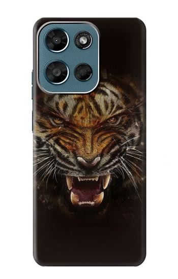 S0575 Tigre Visage Etui Coque Housse pour Motorola Moto G (2026), G Play (2026)