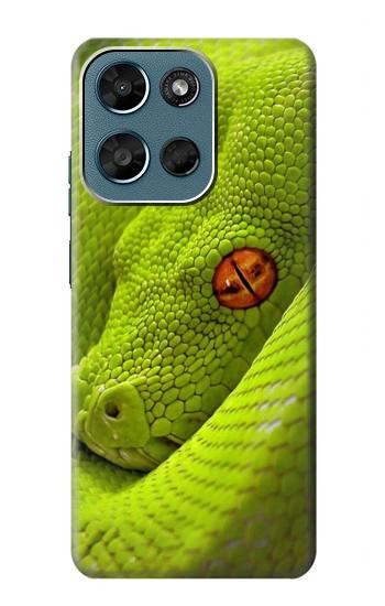 S0785 Serpent vert Etui Coque Housse pour Motorola Moto G (2026), G Play (2026)