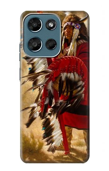 S0817 indien rouge Etui Coque Housse pour Motorola Moto G (2026), G Play (2026)