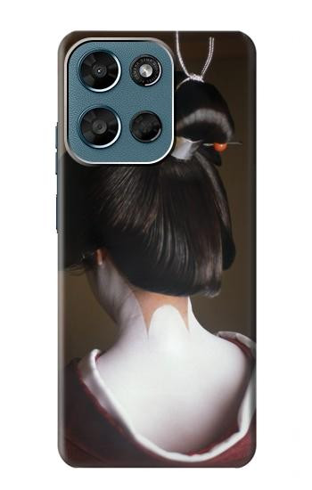 S1337 Japon Geisha Etui Coque Housse pour Motorola Moto G (2026), G Play (2026)