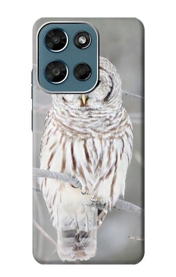 S1566 Milou Blanc Chouette Chouette Etui Coque Housse pour Motorola Moto G (2026), G Play (2026)