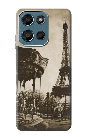 S2174 Tour Eiffel Paris Millésime Etui Coque Housse pour Motorola Moto G (2026), G Play (2026)