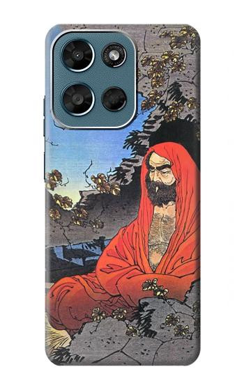 S2234 Maître Zen Bodhidharma Yoshitoshi Etui Coque Housse pour Motorola Moto G (2026), G Play (2026)