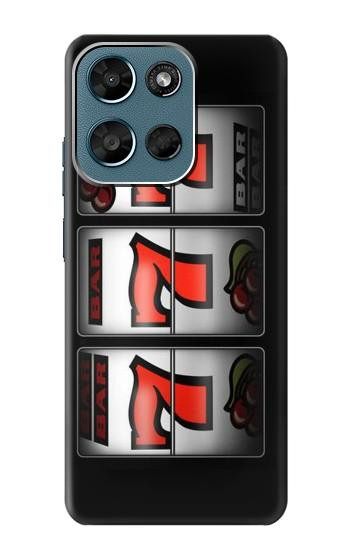 S2406 Machine à sous de Lucky 777 Etui Coque Housse pour Motorola Moto G (2026), G Play (2026)