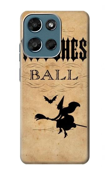 S2648 Les sorcières d'Halloween millésimé balle Etui Coque Housse pour Motorola Moto G (2026), G Play (2026)