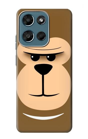 S2721 Mignon grincheux Singe Dessin animé Etui Coque Housse pour Motorola Moto G (2026), G Play (2026)