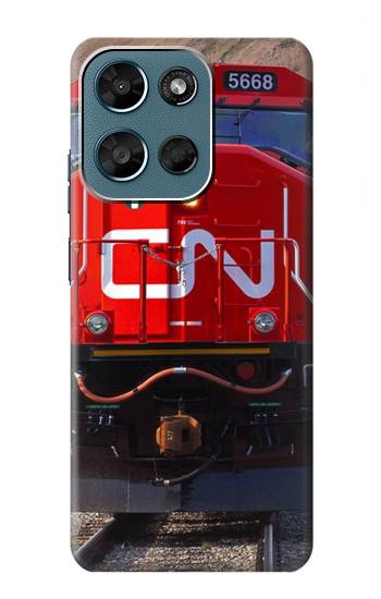 S2774 Train Canada Nationale des chemins de fer Etui Coque Housse pour Motorola Moto G (2026), G Play (2026)