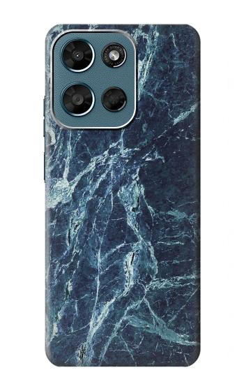 S2799 Lumière Bleu Marbre Pierre Imprimé Graphique Etui Coque Housse pour Motorola Moto G (2026), G Play (2026)