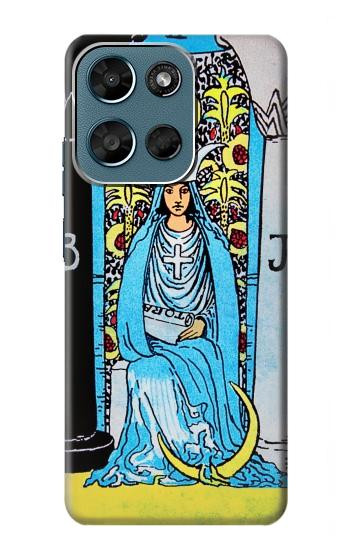 S2837 La Papesse carte de tarot Millésime Etui Coque Housse pour Motorola Moto G (2026), G Play (2026)