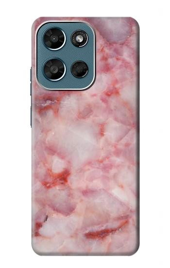 S2843 Texture en marbre rose Etui Coque Housse pour Motorola Moto G (2026), G Play (2026)