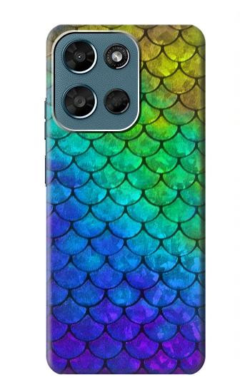 S2930 Sirène écailles de poisson Etui Coque Housse pour Motorola Moto G (2026), G Play (2026)