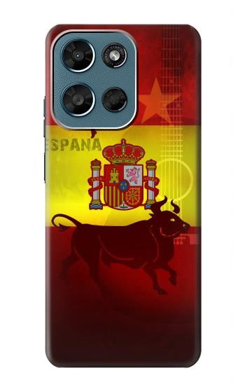 S2984 Espagne Football Football Etui Coque Housse pour Motorola Moto G (2026), G Play (2026)