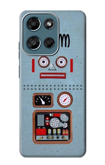 S3040 Retro Robot Jouet Etui Coque Housse pour Motorola Moto G (2026), G Play (2026)