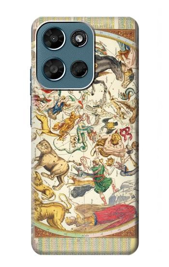 S3145 Constellation antique Carte du ciel étoilé Etui Coque Housse pour Motorola Moto G (2026), G Play (2026)