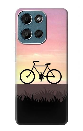 S3252 vélo Coucher de soleil Etui Coque Housse pour Motorola Moto G (2026), G Play (2026)