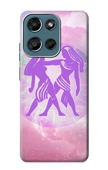 S3259 Zodiaque Gémeaux Etui Coque Housse pour Motorola Moto G (2026), G Play (2026)