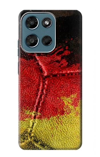 S3303 Allemagne Drapeau graphique Football Millésime Etui Coque Housse pour Motorola Moto G (2026), G Play (2026)