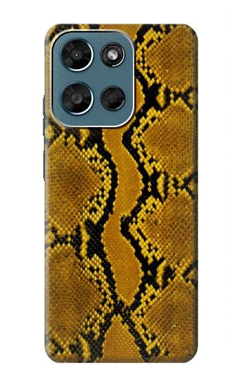 S3365 Python Imprimer Jaune graphique Peau Etui Coque Housse pour Motorola Moto G (2026), G Play (2026)