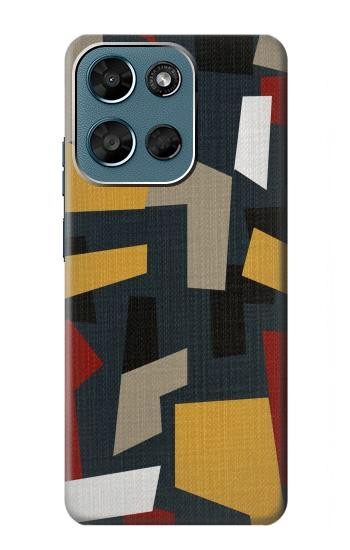 S3386 Résumé Tissu Texture Etui Coque Housse pour Motorola Moto G (2026), G Play (2026)