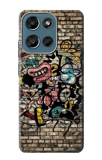 S3394 Graffiti mur Etui Coque Housse pour Motorola Moto G (2026), G Play (2026)