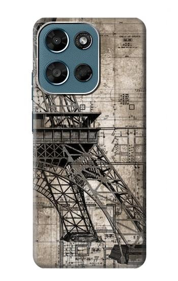 S3416 Plan Tour Eiffel Etui Coque Housse pour Motorola Moto G (2026), G Play (2026)