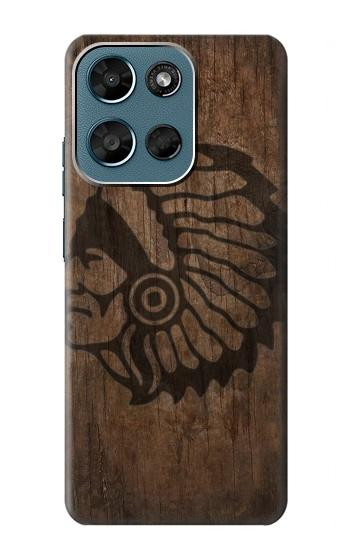 S3443 Tête indienne Etui Coque Housse pour Motorola Moto G (2026), G Play (2026)