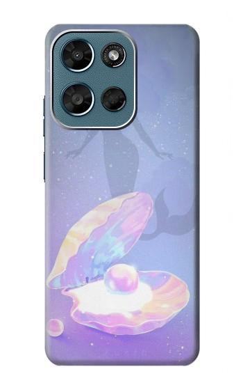 S3823 Beauté Perle Sirène Etui Coque Housse pour Motorola Moto G (2026), G Play (2026)