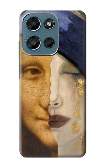 S3853 La Joconde Gustav Klimt Vermeer Etui Coque Housse pour Motorola Moto G (2026), G Play (2026)
