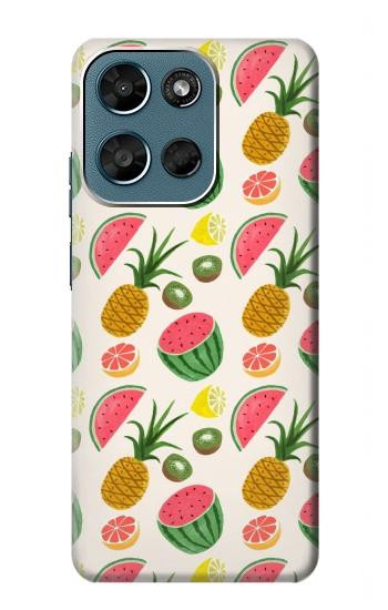 S3883 Motif de fruits Etui Coque Housse pour Motorola Moto G (2026), G Play (2026)