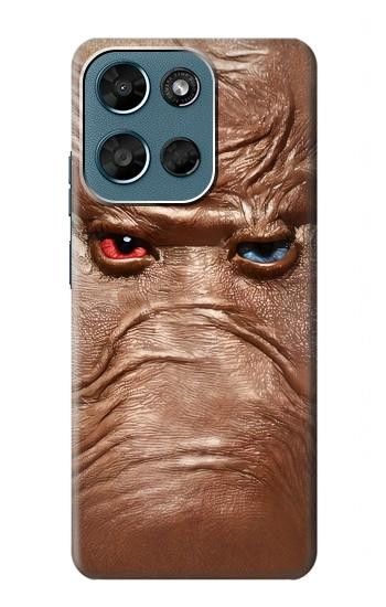 S3940 Peinture graphique Mad Face pour cuir Etui Coque Housse pour Motorola Moto G (2026), G Play (2026)