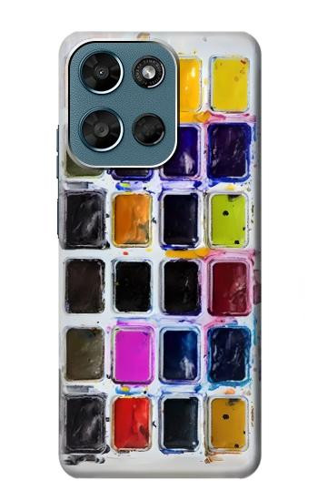 S3956 Graphique de boîte à palette aquarelle Etui Coque Housse pour Motorola Moto G (2026), G Play (2026)
