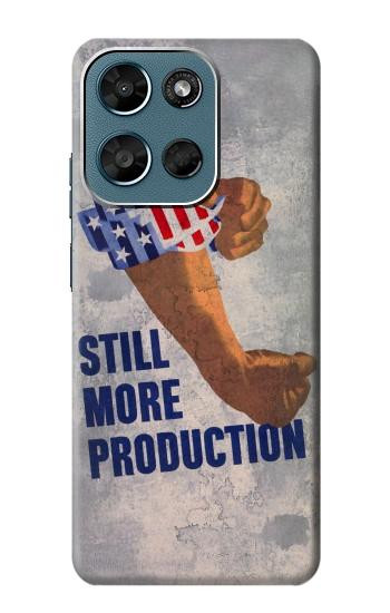 S3963 Toujours plus de production Carte postale vintage Etui Coque Housse pour Motorola Moto G (2026), G Play (2026)