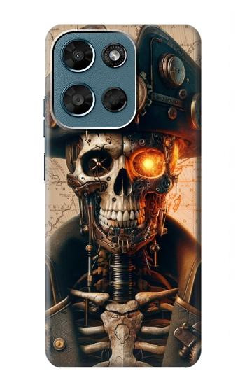 S4018 Crâne de pirate steampunk Etui Coque Housse pour Motorola Moto G (2026), G Play (2026)