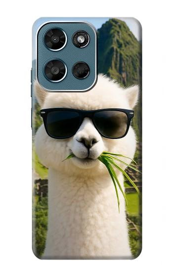 S4069 Lunettes de soleil alpaga Etui Coque Housse pour Motorola Moto G (2026), G Play (2026)