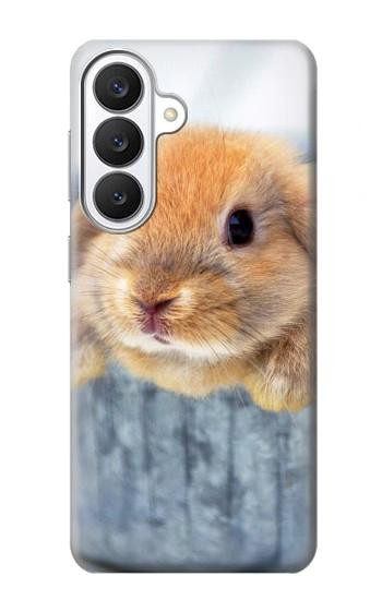 S0242 Lapin mignon Etui Coque Housse pour Samsung Galaxy S26
