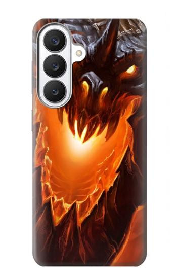 S0414 Dragon de feu Etui Coque Housse pour Samsung Galaxy S26
