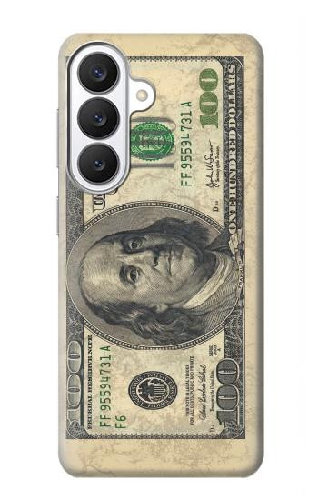 S0702 Dollars d'argent Etui Coque Housse pour Samsung Galaxy S26