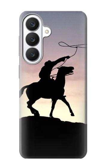 S0773 Cow-boy Etui Coque Housse pour Samsung Galaxy S26