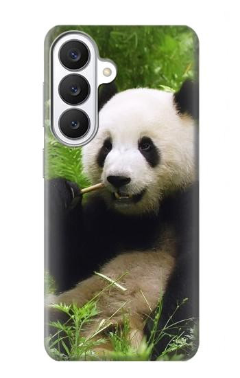 S1073 Panda Prenez plaisir à manger Etui Coque Housse pour Samsung Galaxy S26