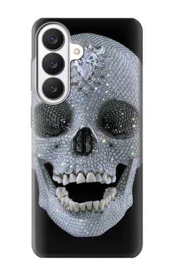 S1286 Crâne de diamant Etui Coque Housse pour Samsung Galaxy S26